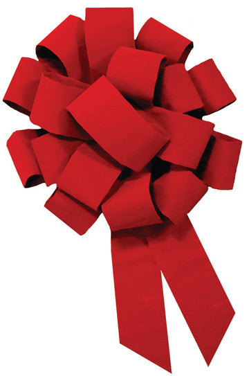 43" Red Velvet Car Bow w/magnet